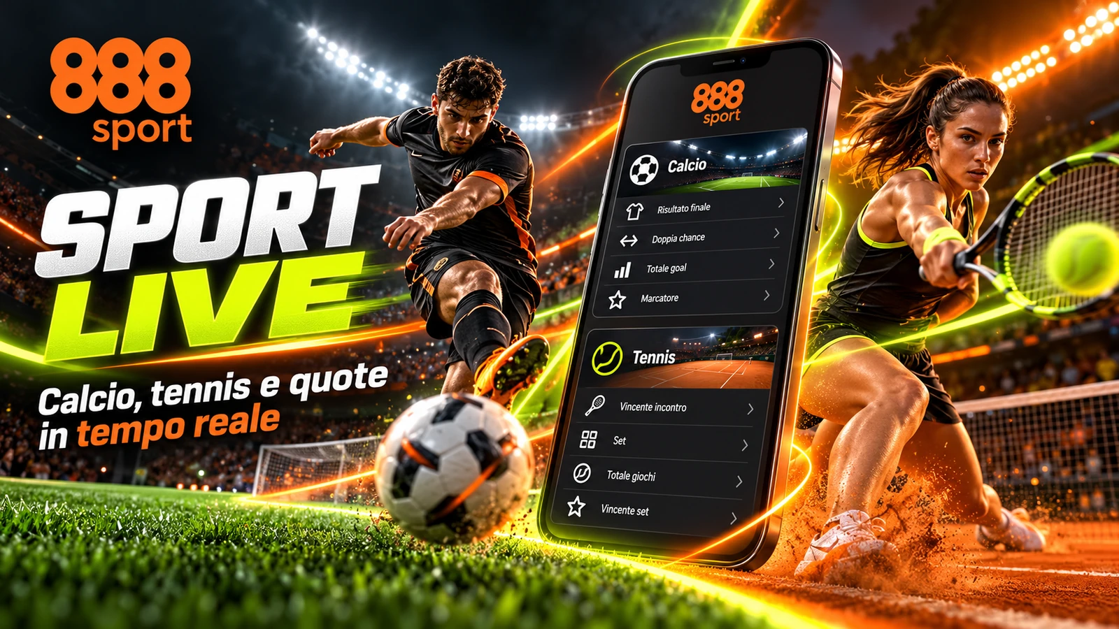 888sport live: calcio, tennis e quote in tempo reale